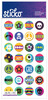 Circle Words & Icons Classic Sticko Stickers