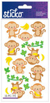 Dancing Monkeys Classic Sticko Stickers