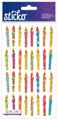 Birthday Candle Classic Sticko Stickers