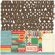 Teachers Pet Alpha Sticker Sheet - Echo Park 