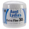 White - Aunt Lydia's Extra Fine Crochet Thread Size 30