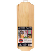 Pine Address Plaque-17"x6"x.56"