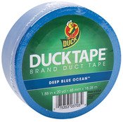 Deep Ocean Blue Colored Duck Tape