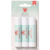 Sticky Thumb Glue Stick Pack Of 3 - American Crafts