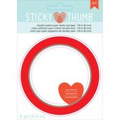 Sticky Thumb Double-Sided Super Sticky Red Tape - American Crafts