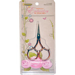 Copper - Heirloom Embroidery Scissors Leaf Handle 4"