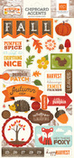 The Story Of Fall Chipboard - Echo Park 