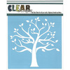 Family Tree - Clear Scraps Stencils 12"X12"