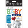 Little Man Baby Boy - Soft Spoken Themed Embellishments