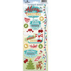 Merry Christmas - Paper House Cardstock Stickers 4.625"X13"