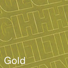 Gold - Permanent Adhesive Vinyl Letters & Numbers 1" 183/Pkg