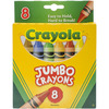 Jumbo Crayons 8/Pkg