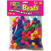 Assorted - Pom-Pom Beads .5" 100/Pkg
