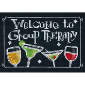 7"X5" 14 Count - Group Therapy Mini Counted Cross Stitch Kit