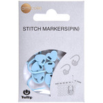 Heart/Blue - Tulip Stitch Markers 7/Pkg