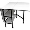 59"X35.8" Open FOB: MI - Home Hobby Adjustable Height Foldable Table