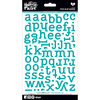 Typed; Oh My Heavens (Turquoise) - Illustrated Faith Genesis Alphabet Stickers 5"X9"