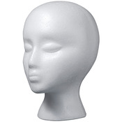 White - Styrofoam Head EPS Female
