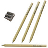 Real Slate Chalk Pencil & Sharpener Set 5/Pkg