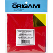 Assorted Colors Double-Sided Foil - Origami Paper 5.875"X5.875" 18 Sheets