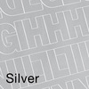 Silver - Permanent Adhesive Vinyl Letters & Numbers 2" 167/Pkg