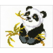 7"X6" 10 Count - Panda Counted Cross Stitch Kit