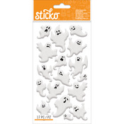 Velvet Ghosts - Sticko Halloween Stickers