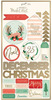 Christmas On Market Street Cardstock Label Stickers - My Minds Eye