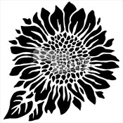 Joyful Sunflower - Crafter's Workshop Template 6"X6"