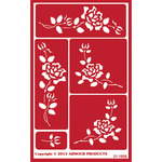Roses - Over 'N' Over Reusable Stencils 5"X8"