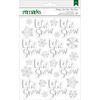 Silver Let It Snow Accents & Phrases - Holiday Remarks Foil Stickers