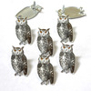 Sketched Owls - Eyelet Outlet Shape Brads 12/Pkg