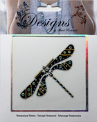 Dragonfly Jeweled Temporary Tattoo - Mark Richards