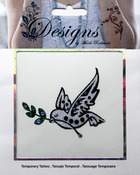 Peace Dove Jeweled Temporary Tattoo - Mark Richards