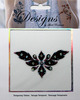 Black & Pink Design Jeweled Temporary Tattoo - Mark Richards