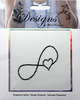 Infinity Heart Jeweled Temporary Tattoo - Mark Richards