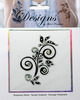 Black & Clear Design Jeweled Temporary Tattoo - Mark Richards