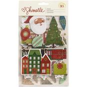 Christmas Magic Foiled Waterfall Icon Stickers - Shimelle