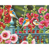 Hollyhock Gate - Paint Works Paint By Number Kit 14"X11"