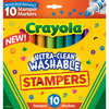 Crayola Ultra-Clean Washable Stamper Markers 10/Pkg