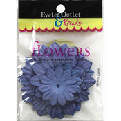 Purple - Eyelet Outlet Flowers 40/Pkg