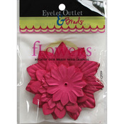 Pink225 - Eyelet Outlet Flowers 40/Pkg
