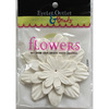 White - Eyelet Outlet Flowers 40/Pkg