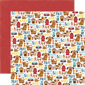 Puppy Icons Paper - Bark - Echo Park