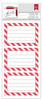 Candy Stripe Holiday Remarks Lined Labels - American Crafts