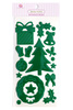 Holiday Green Epoxy Stickers - Queen & Co
