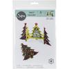 Fold-A-Long Christmas Tree Card - Sizzix Thinlits Dies 6/Pkg