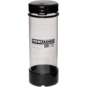 Black - Viewtainer Tethered Cap Storage Container 2.75"X8"