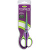 Purple/Green - Titanium Sewing Scissors 7"