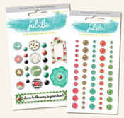 Mint Julip Decorative Brads & Dots Bundle - Jubilee - My Minds Eye